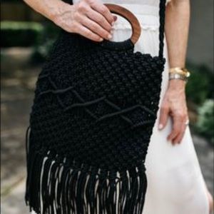 Woven Rachel Zoe box bag